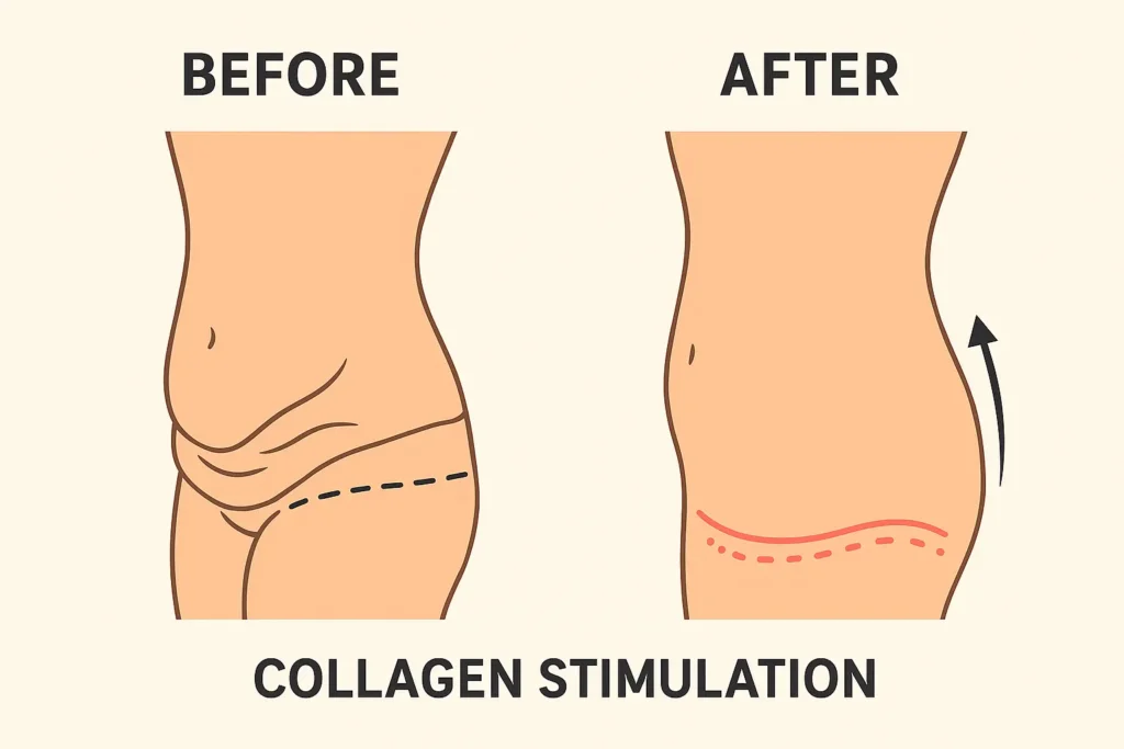 Before and after results for sagging skin after weight loss injections Sighthill